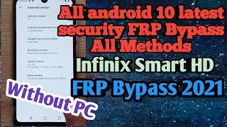 Infinix Smart HD android 10 FRP bypass 2021 Latest method without PC | Arslan Rajpoot