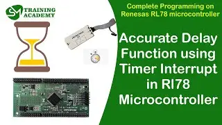 Writing Accurate Time Delay Function using Timer Interrupt in RL78