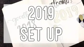 BULLET JOURNAL: 2019 SET UP |SL