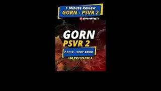 1 Minute Review: Gorn PSVR 2 #gorn #psvr2 #psvr #playstation #ps5