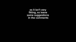 ￼Help me come up with a new channel name! Comments for any ideas would be appreciated