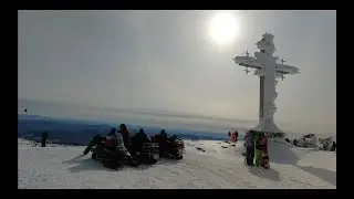 Спуск с креста в Шерегеше
