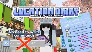 [ LOCATION DIARY ]📍 Minecraft Bedrock Addon For 1.21+