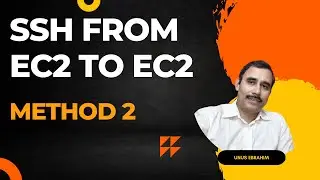 How to SSH from one EC2 to another - Create key pair in Origin EC2 and copy public key to target EC2