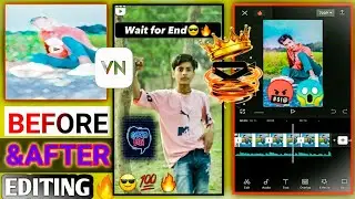 Capcut After&Before full editing tutorial||wait for end editing एकदम आसान तरीके से ||only 1 step me