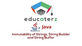 Java Programming Tutorial - 9 Immutability of Strings, String Builder and String Buffer