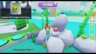 Froggie Pond Tycoon Roblox Gameplay Part 1