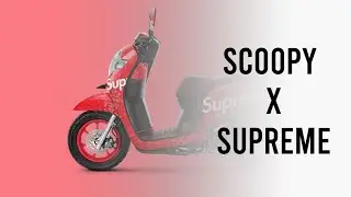DESAIN STICKER SIMPLE HONDA SCOOPY
