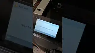 HP Designjet t830 machine adf paperjam error #shorts #machine #hp