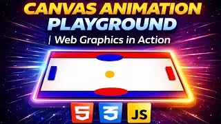 canvas animation tutorial | html css javascript canvas | canvas animation drawing 