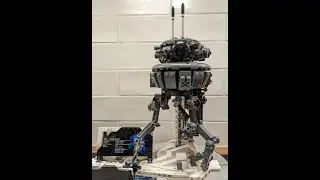 Lego Imperial Probe Droid building
