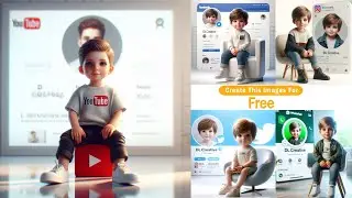How to create 3D AI Social media Images | Ai Portraits Trend 2024 |Add YOUR FACE on ai trending FREE