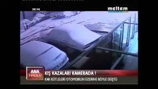 KIŞ KAZALARI KAMERADA