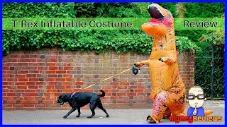Inflatable T-Rex Dinosaur Costume (Adult Size) | Set-Up & Review | MyKeyReviews