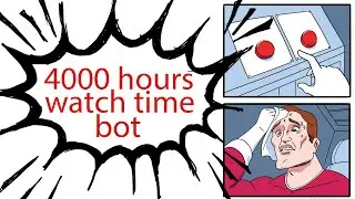 Generate YouTube watch time with simple Python bot | 