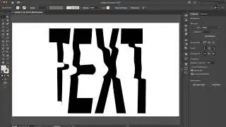 Creative Typography use Envelope Make with Top Object in Illustrator