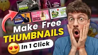 Make Free Thumbnails in 1 Click 😍💖 || 1 Click Main Thumbnail Kaise Bnayein | 