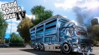 BATI O CAMINHÃO EM ALTA VELOCIDADE! GTA 4 FÍSICAS REALISTAS