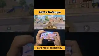 Akm no Recoil sensitivity | Akm no scope sensitivity | Akm zero recoil sensitivity
