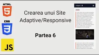 Crearea si hostarea unui site adaptive/responsive. Partea 6. Github Pages [HTML, CSS, JS]