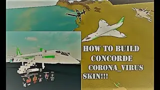 How To Build a Concorde on (Plane Crazy) Roblox