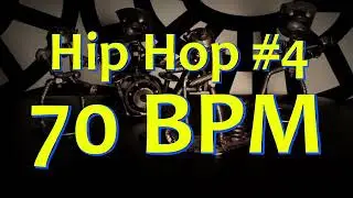 70 BPM - Hip Hop #4 - 4/4 Drum Beat - Drum Track