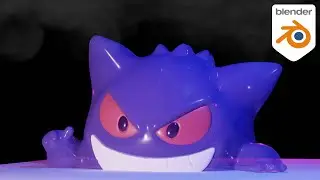 [Anime Character Modeling] Gengar from Pokemon