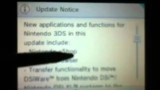 Latest Nintendo 3DS system update