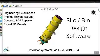 Silo3D Software - Engineering Design  Analysis of Silos | Software | Bins | Granules Solid Storage
