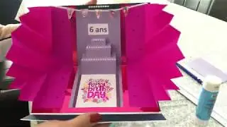 TUTO SCRAP 4ème carte Pop Up explosion Birthday