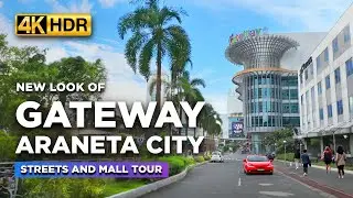 What's New in GATEWAY ARANETA CITY 2024? | Streets and Upscale Mall Walkthrough【4K HDR】
