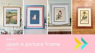 The Best Technique for Opening Metal & Wood Picture Frames
