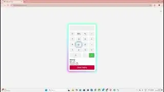 Calculator App using HTML CSS JavaScript | Animated UI | Beginner Project