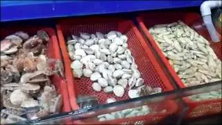 Рыба и морепродукты в Китая.