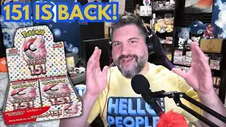 It's Finally Here! Opening Japanese Pokemon 151 Box Break - ポケモンカード151 開封動画 ポケカ