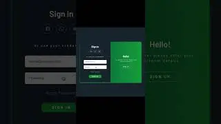 Animated Modern Login and Signup Page | Full Video- https://youtu.be/c7h6vOmtTLo