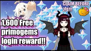 1,600 FREE PRIMOGEMS! login reward! Mihoyo being generous???- Genshin Impact 2.3