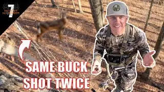 He SHOT This Buck TWICE (West Virginia Public Land Bow Hunting)