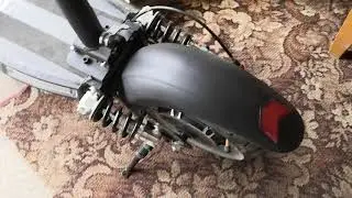 KUGOO M4 Pro 17 Ah Доработка новых задних амортизаторов и устранение "лязганья" пружин спереди!