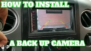 How to install a rear back up camera