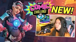 NEW TRACER COMIC SKIN CHALLENGE: Overwatch Event Challenge Gameplay