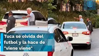 Tuca Ferretti se “convierte” en policía de tránsito por un momento al tener tiempo libre