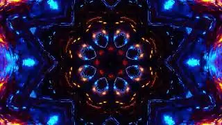 528 Hz Solfeggio Frequency | DNA Repair Meditation Music | Blue kaleidoscope Bilateral Stimulation