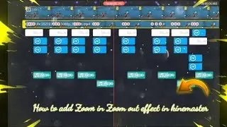 How to add Zoom in Zoom out effect through kine master/Veer FF/how to make montage like Jonny gaming