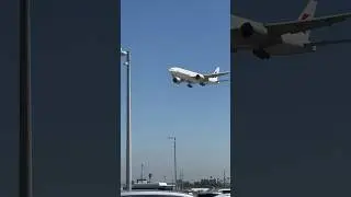 Chinese cargo plane on final approach; LAX