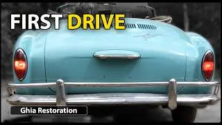 VW Karmann Ghia - Rear brakes replacement and first drive in years