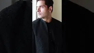 black kurta jacket