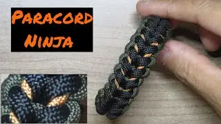 Pulsera Gruesa Paracord Ninja - Paracord Bracelet - how to make a bracelet