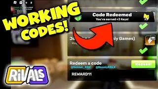 😱[Working Codes] Free Wrap, Keys & Charm! 🔥Rivals ROBLOX