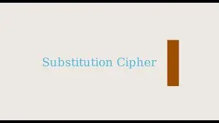 Quick overview of Substitution Cipher || Manim || Animation